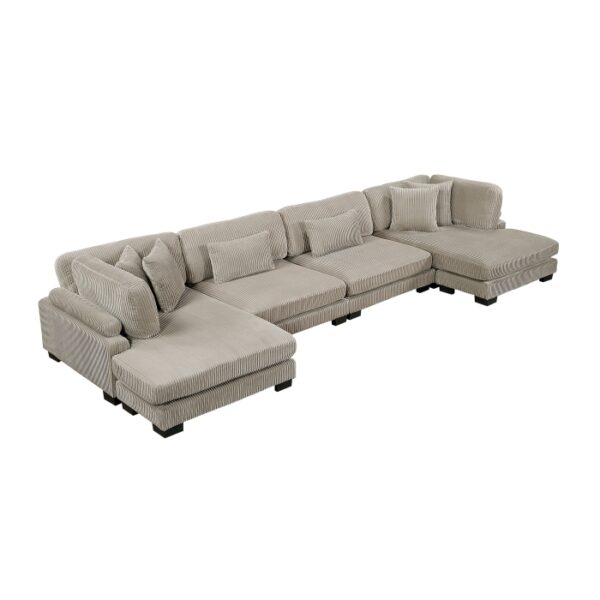 8555GB*2AC2VC 4-Piece Modular Sectional wi...
