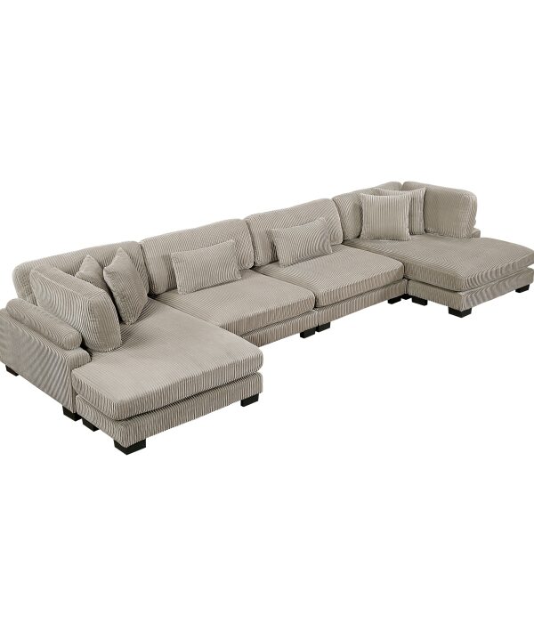 8555GB*2AC2VC 4-Piece Modular Sectional wi...