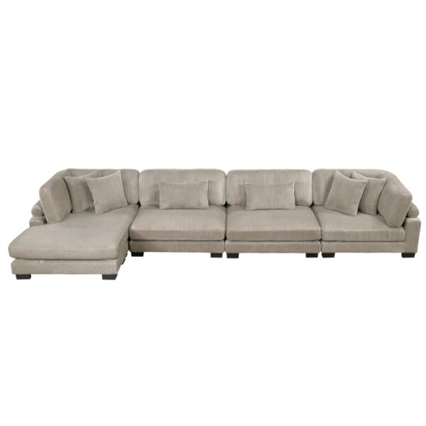 8555GB*CR2ACVC 4-Piece Modular Sectional wi...