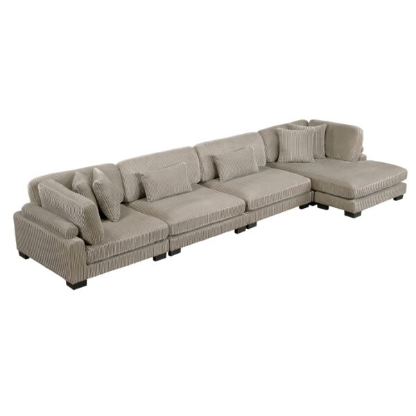 8555GB*CR2ACVC 4-Piece Modular Sectional wi...