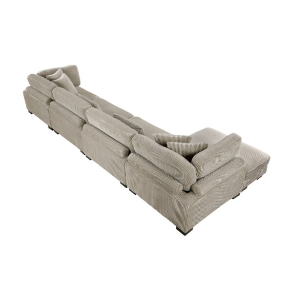 8555GB*CR2ACVC 4-Piece Modular Sectional wi...
