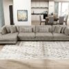 8555GB Seating-Traverse Collection 6-Piece Modular Sectional wi...