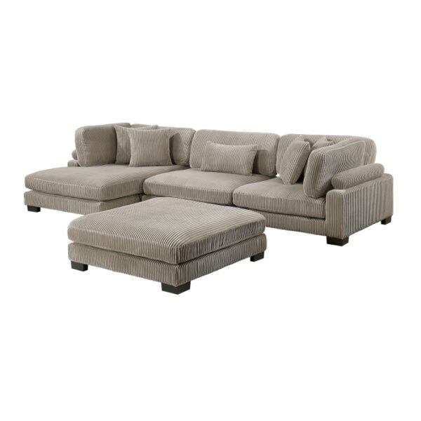 8555GB*CRACVCOT 4-Piece Modular Sectional wi...