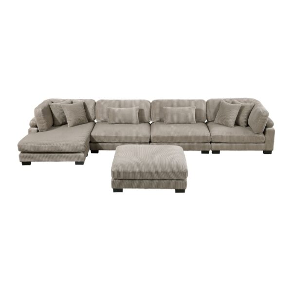 8555GB*CR2ACVCOT 5-Piece Modular Sectional wi...