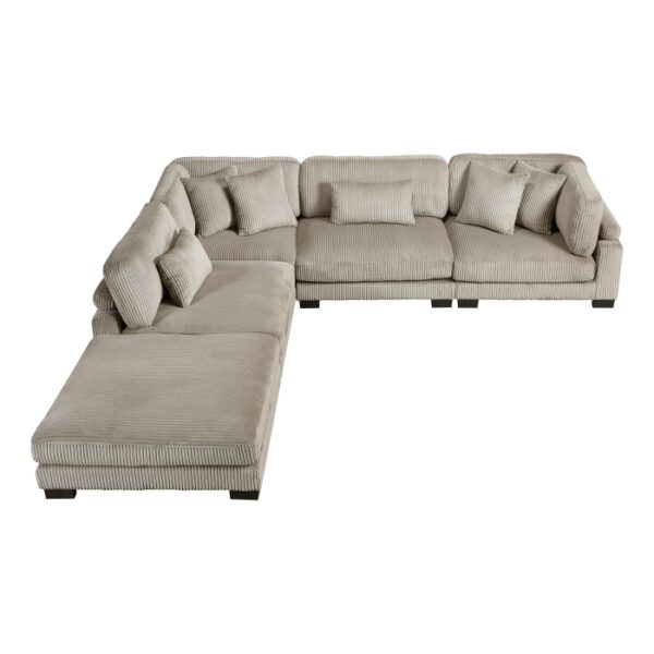 8555GB*5OT 5-Piece Modular Sectional wi...