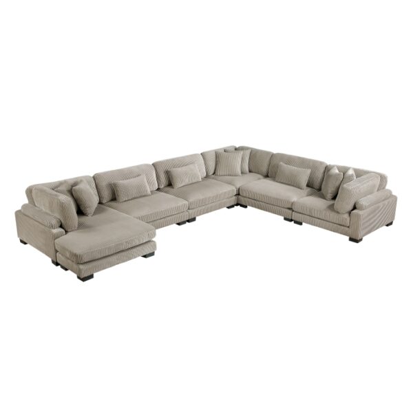 8555GB*2CR3ACVC 6-Piece Modular Sectional wi...