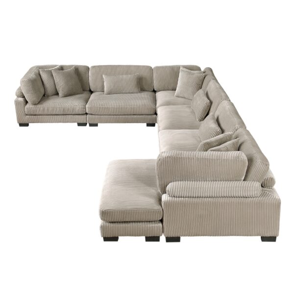 8555GB*2CR3ACVC 6-Piece Modular Sectional wi...