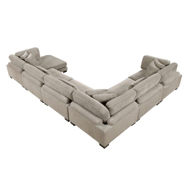 8555GB*2CR3ACVC 6-Piece Modular Sectional wi...