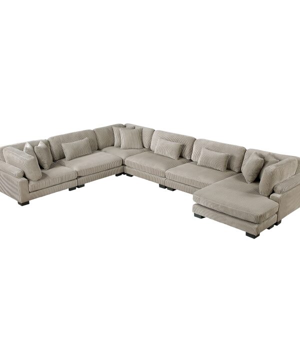 8555GB*2CR3ACVC 6-Piece Modular Sectional wi...