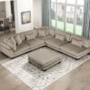 8555GB Seating-Traverse Collection 6-Piece Modular Sectional wi...
