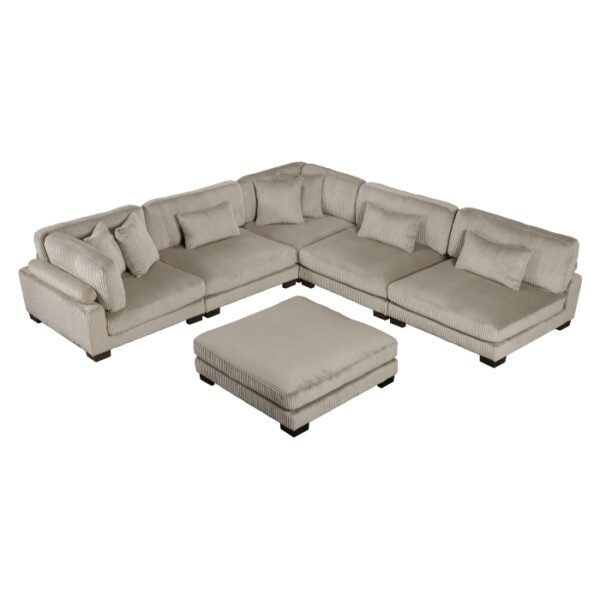 8555GB*6OT 6-Piece Modular Sectional wi...