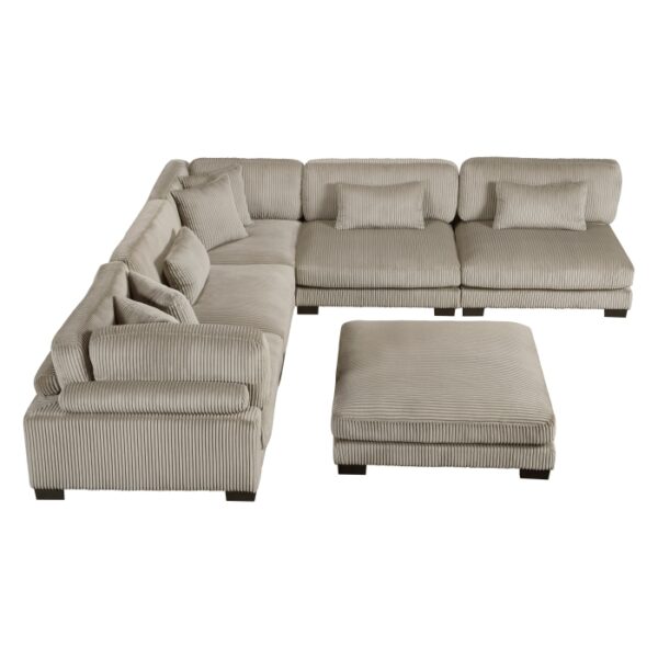 8555GB*6OT 6-Piece Modular Sectional wi...