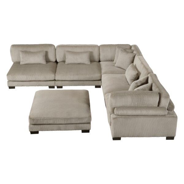 8555GB*6OT 6-Piece Modular Sectional wi...