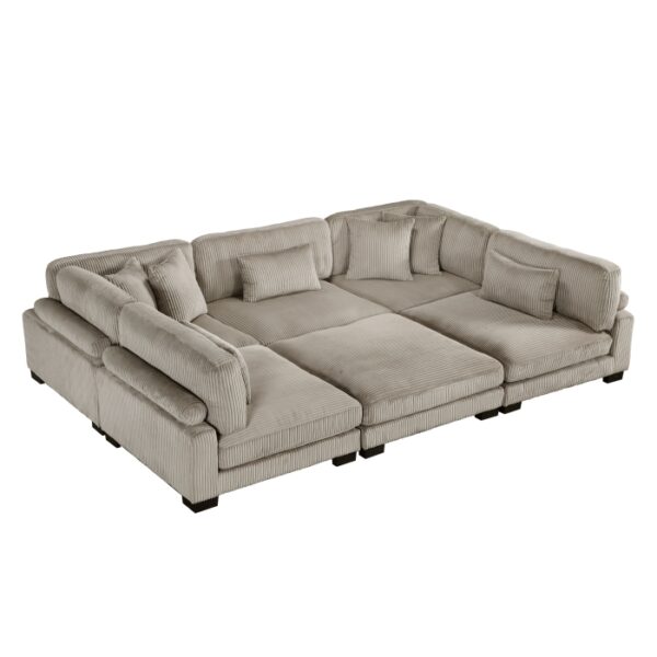 8555GB*6OT 6-Piece Modular Sectional wi...