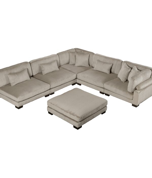 8555GB*6OT 6-Piece Modular Sectional wi...