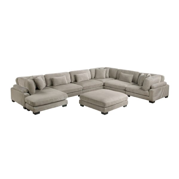 8555GB*2CR3ACVCOT 7-Piece Modular Sectional wi...