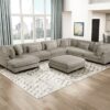 8555GB Seating-Traverse Collection 6-Piece Modular Sectional wi...