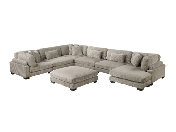 8555GB*2CR3ACVCOT 7-Piece Modular Sectional wi...