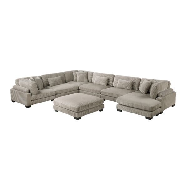 8555GB*2CR3ACVCOT 7-Piece Modular Sectional wi...