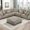 8555GB Seating-Traverse Collection 6-Piece Modular Sectional wi...