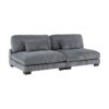 8555GY*2AC1CROT 4-Piece Modular Sectional wi...