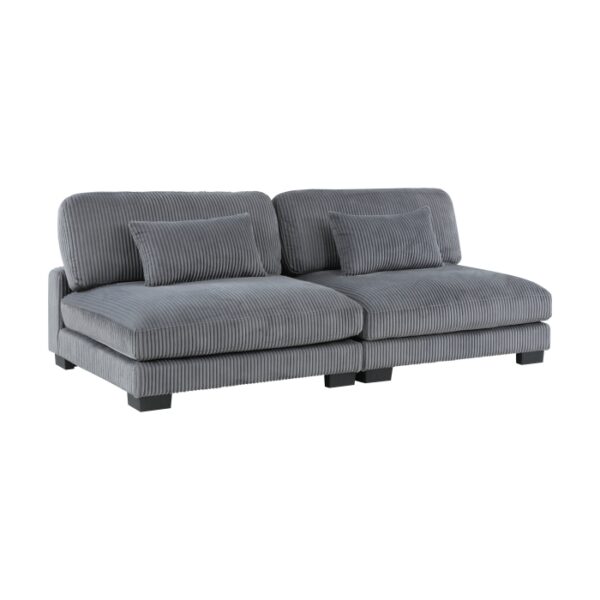 8555GY*CR2ACVC 4-Piece Modular Sectional wi...