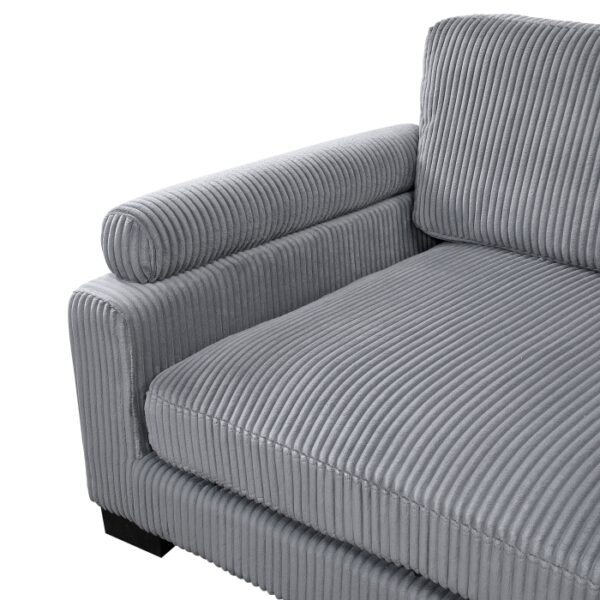 8555GY*2AC1CROT 4-Piece Modular Sectional wi...