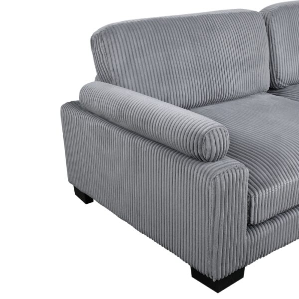 8555GY*2AC1CROT 4-Piece Modular Sectional wi...