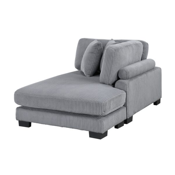 8555GY*CRACVCOT 4-Piece Modular Sectional wi...