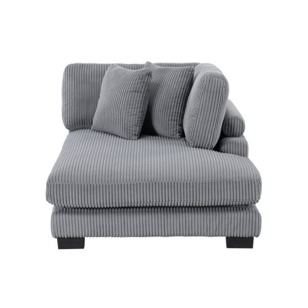 8555GY*CRACVCOT 4-Piece Modular Sectional wi...