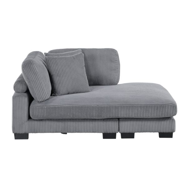 8555GY*CRACVCOT 4-Piece Modular Sectional wi...