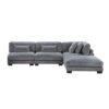 8555GY*2AC1CROT 4-Piece Modular Sectional wi...
