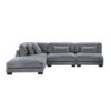 8555GY*2AC1CROT 4-Piece Modular Sectional wi...
