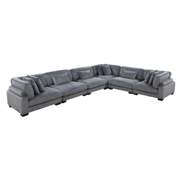 8555GY*3CR3AC 6-Piece Modular Sectional