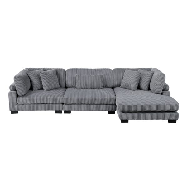 8555GY*CRACVC 3-Piece Modular Sectional wi...