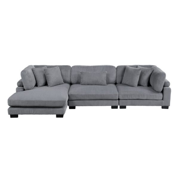 8555GY*CRACVC 3-Piece Modular Sectional wi...