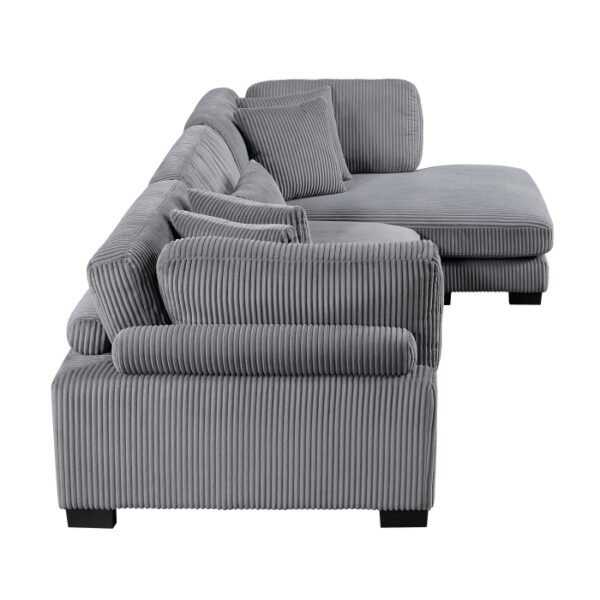 8555GY*CRACVC 3-Piece Modular Sectional wi...