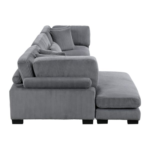 8555GY*CRACVC 3-Piece Modular Sectional wi...