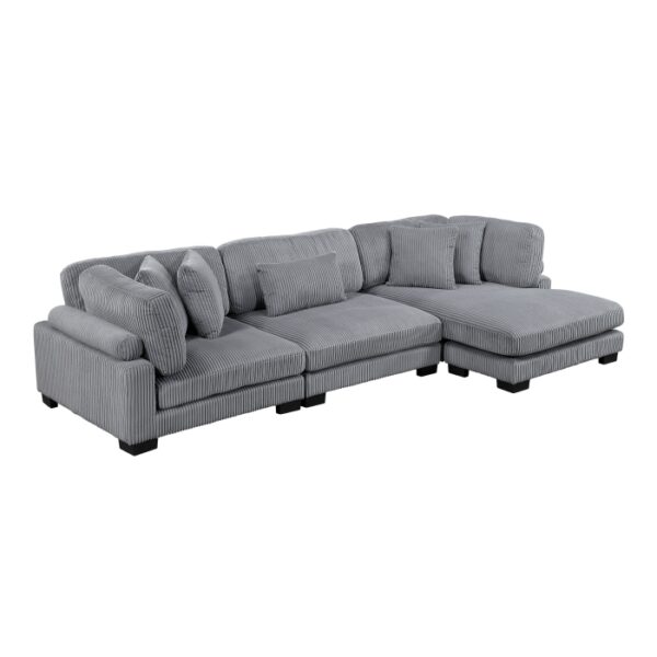 8555GY*CRACVC 3-Piece Modular Sectional wi...