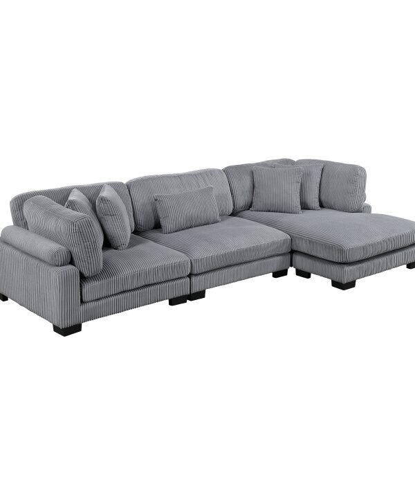8555GY*CRACVC 3-Piece Modular Sectional wi...