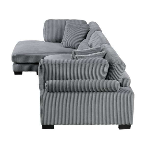 8555GY*CRACVC 3-Piece Modular Sectional wi...
