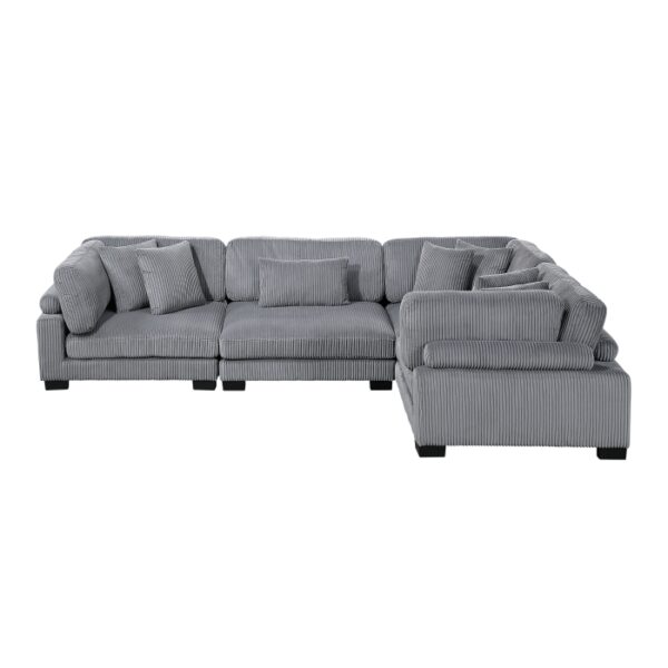 8555GY*3CRAC 4-Piece Modular Sectional