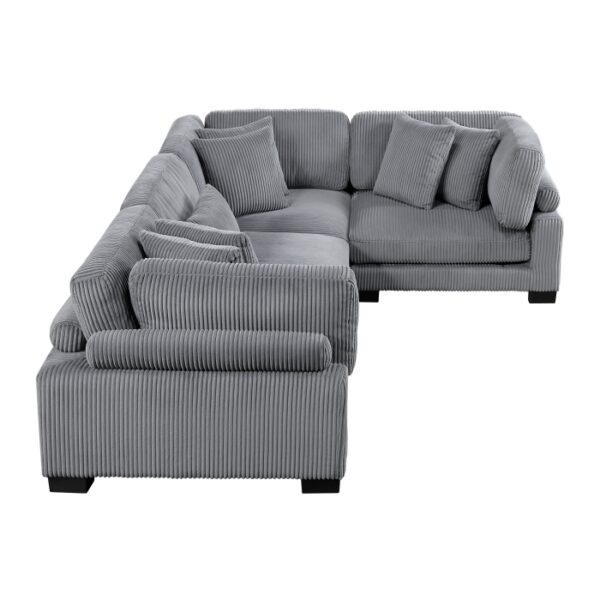 8555GY*3CRAC 4-Piece Modular Sectional
