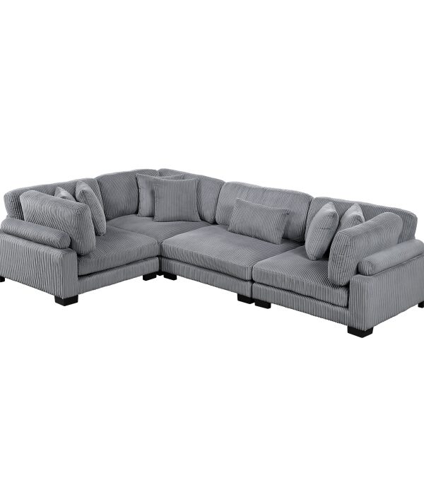 8555GY*3CRAC 4-Piece Modular Sectional
