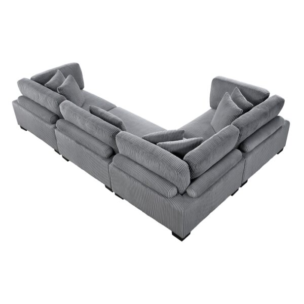 8555GY*3CRAC 4-Piece Modular Sectional