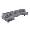 8555GY*2AC2VC 4-Piece Modular Sectional wi...