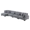 8555GY*CR2ACVC 4-Piece Modular Sectional wi...