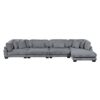 8555GY*CR2ACVC 4-Piece Modular Sectional wi...