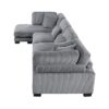 8555GY*CR2ACVC 4-Piece Modular Sectional wi...