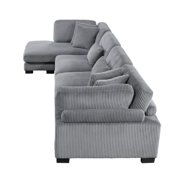 8555GY*CR2ACVC 4-Piece Modular Sectional wi...